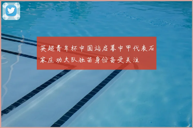 英超青年杯中国站启幕中甲代表石家庄功夫队独苗身份备受关注